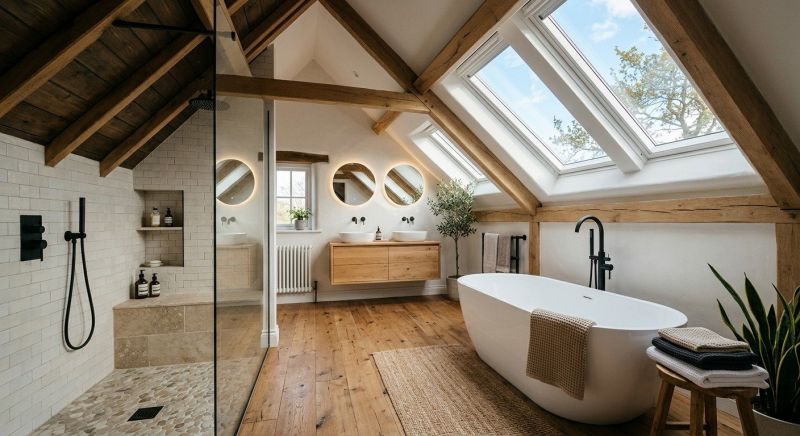 Attic Bathroom Remodeling in Palm Coast, FL