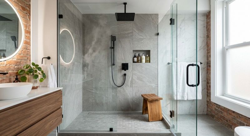 Bathroom Shower Renovation in Portland, ME