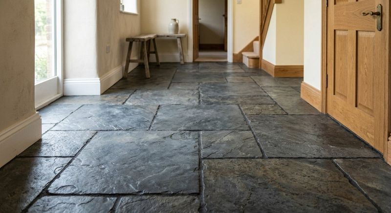 Slate Floor Installation in Overland Park, KS
