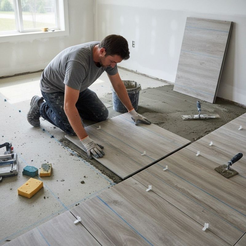 Slate Tile Floor Installation in Annapolis, MD