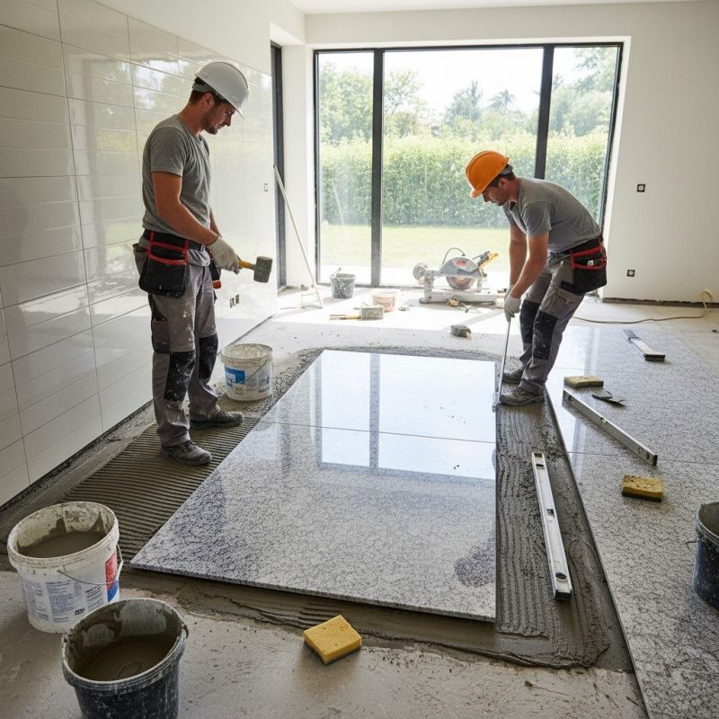 Stone Floor Installation in Wilmington, NC
