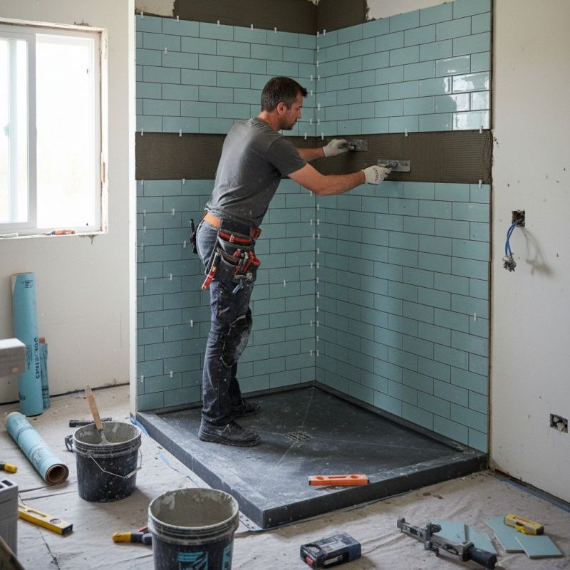 Tile Shower Floor Installation in Denver, CO